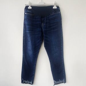 FRAME Denim Women's Maternity Straight Leg Blue Stretch  Size 29